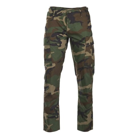 Nohavice BDU Slim-Fit 100% bavlna woodland