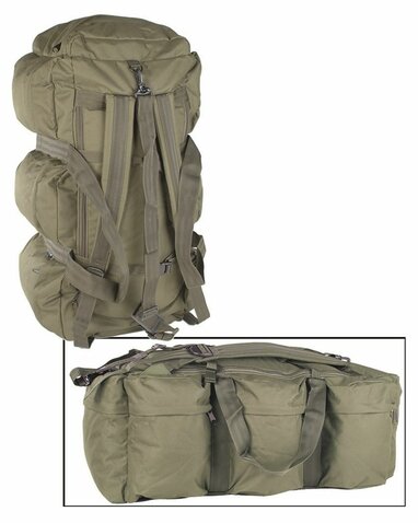 Duffle Combat 2in1 táska 98l olívazöld