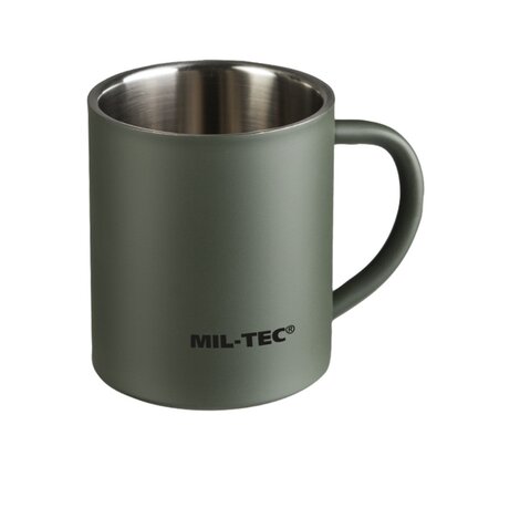 Mil-Tec bögre 300ml rozsdamentes acél olívazöld