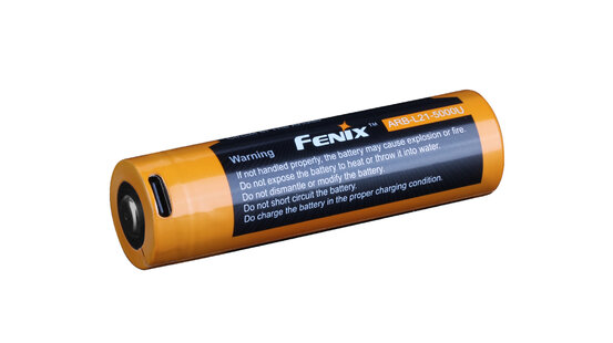 Fenix 21700 5000 mAh (Li-ion) újratölthető USB-C akkumulátor