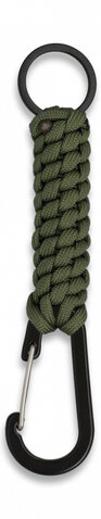 Paracord karabinerrel olívazöld