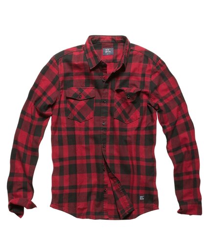 Vintage Industries Austin Red Check flanel ing