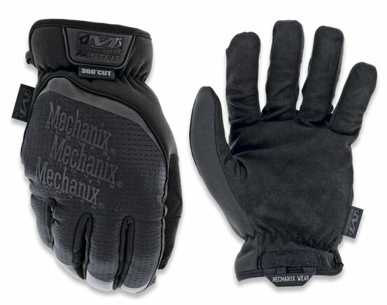 Mechanix Fastfit D4 360° vágásgátló kesztyű fekete