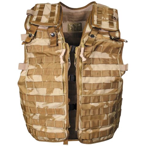 Taktická vesta GB "MOLLE" DPM desert