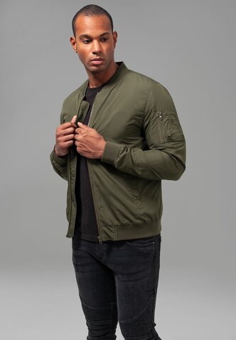 Urban Classic bomber dzseki olívazöld