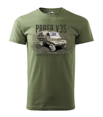 Tričko "PRAGA V3S" olive