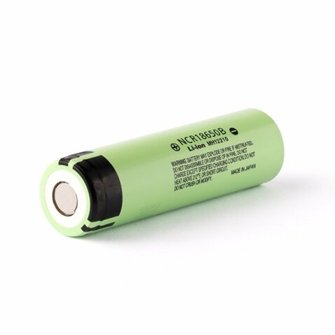 Panasonic 18650 3400 mAh lítium elem (lapos + pólus)