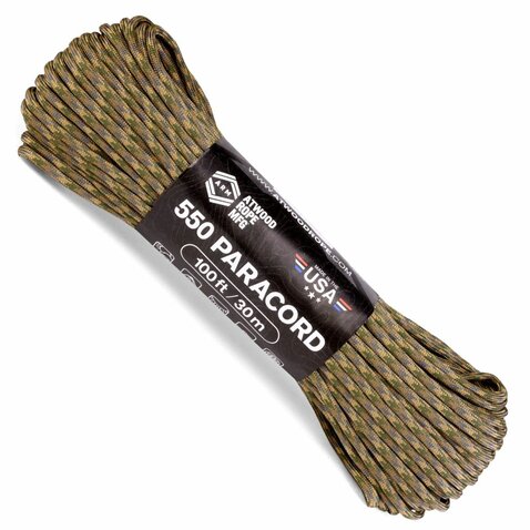 Atwood 550 paracord 100 ft camouflage