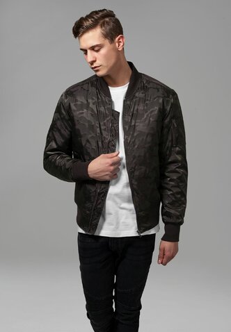 Urban Classic Tonal Bomber dzseki dark camo