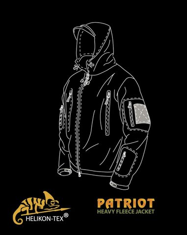 Bunda fleece Helikon "PATRIOT" PL woodland