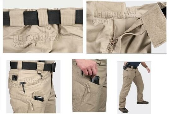 Nohavice HELIKON UTP Rip/Stop khaki