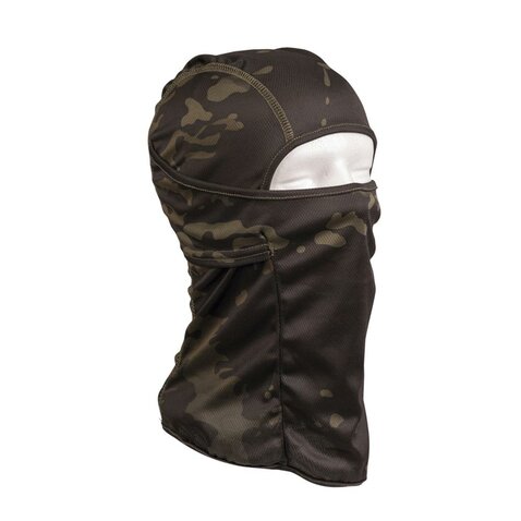 Mil-Tec balaclava állítható alsó résszel MultiTarn Black