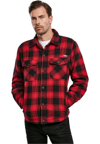 Brandit Lumberjacket  kabát piros/fekete