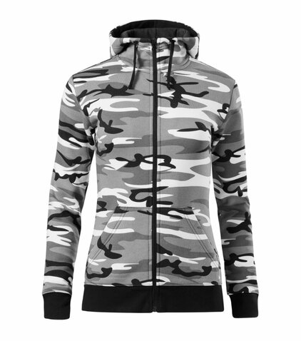 Mikina Camo Zipper dámska urban