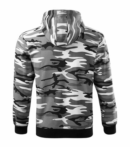 Mikina Camo Zipper urban