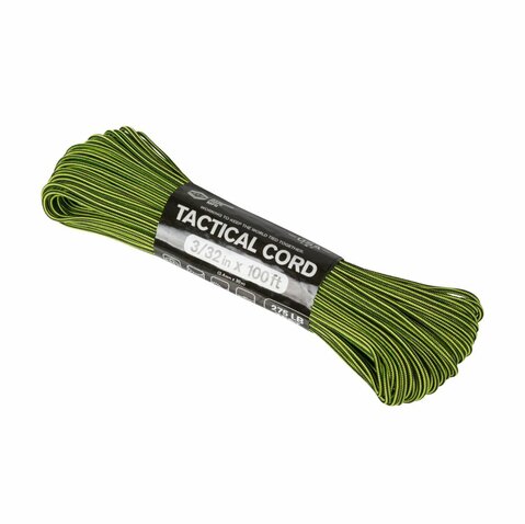 Atwood 275 paracord 100 ft neonsárga és fekete csíkok