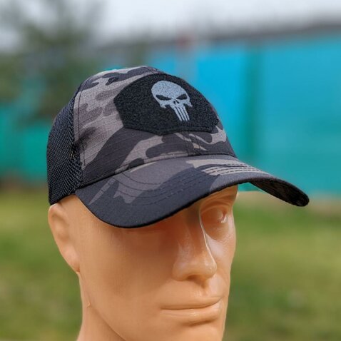 Šiltovka Tactical Skull MTC black