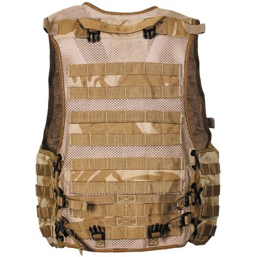 Taktická vesta GB "MOLLE" DPM desert