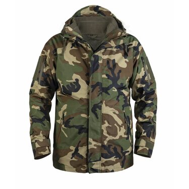 Mil-Tec GEN II kabát fleece béléssel woodland