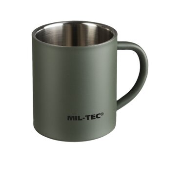 Mil-Tec bögre 300ml rozsdamentes acél olívazöld