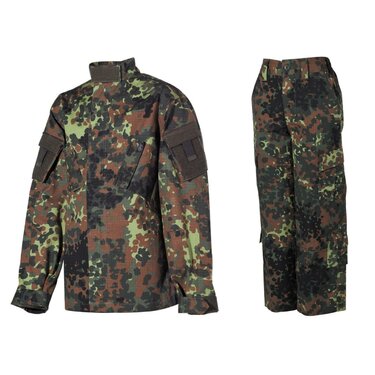 Detský maskáčový komplet flecktarn