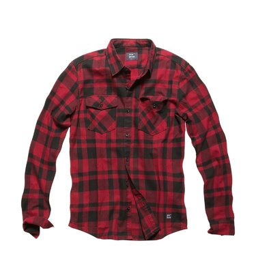 Vintage Industries Austin Red Check flanel ing