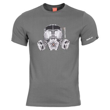 Tričko Pentagon Gas-Mask wolf grey