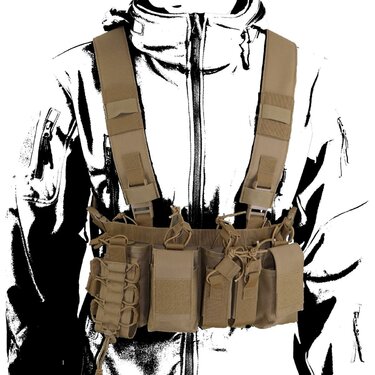 Taktická vesta Chest Rig Storm Cordura coyote