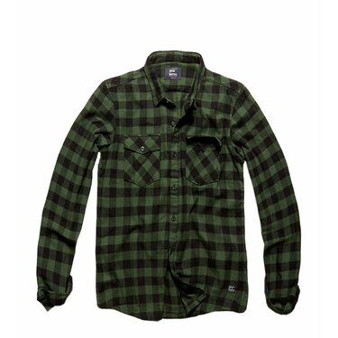 Vintage Industries Harley flanel ing zöld