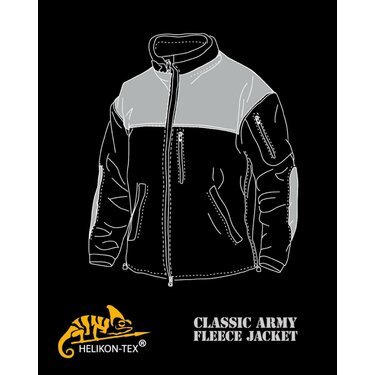 Bunda fleece Helikon Classic Army čierna