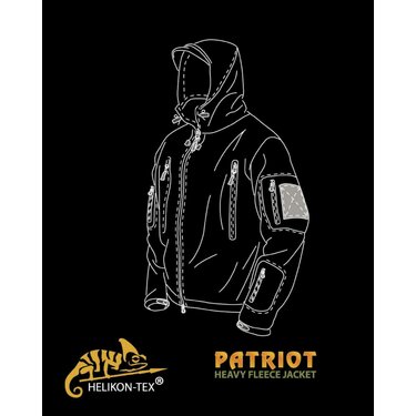 Bunda fleece Helikon "PATRIOT" PL woodland