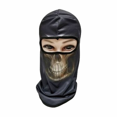 Balaclava halálfejjel dark