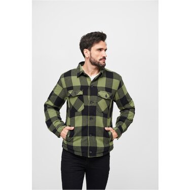 Brandit Lumberjacket kabát zöld/fekete