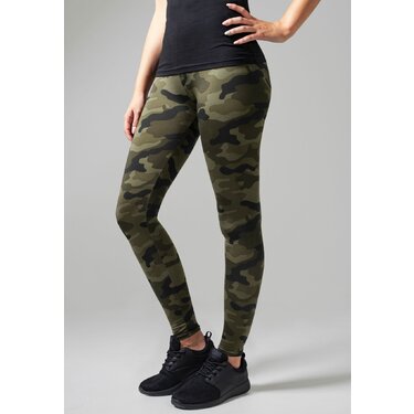 Urban Classic terepszínű leggings woodland