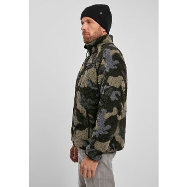 Mikina Brandit Teddyfleece dark camo