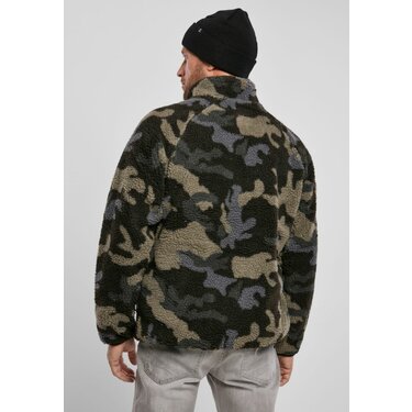 Mikina Brandit Teddyfleece dark camo