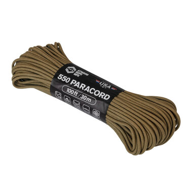 Atwood 550 paracord 100 ft coyote