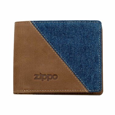 Zippo bőr - denim pénztárca 44156