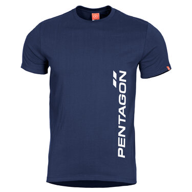 Pentagon Vertical póló navy blue